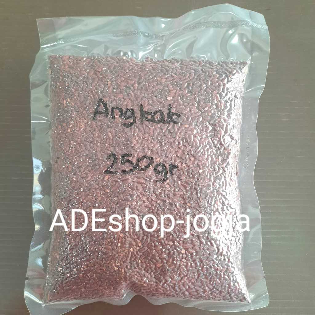 

angkak beras merah 250 gr red yeast rice hong mi qiu fung mi biji