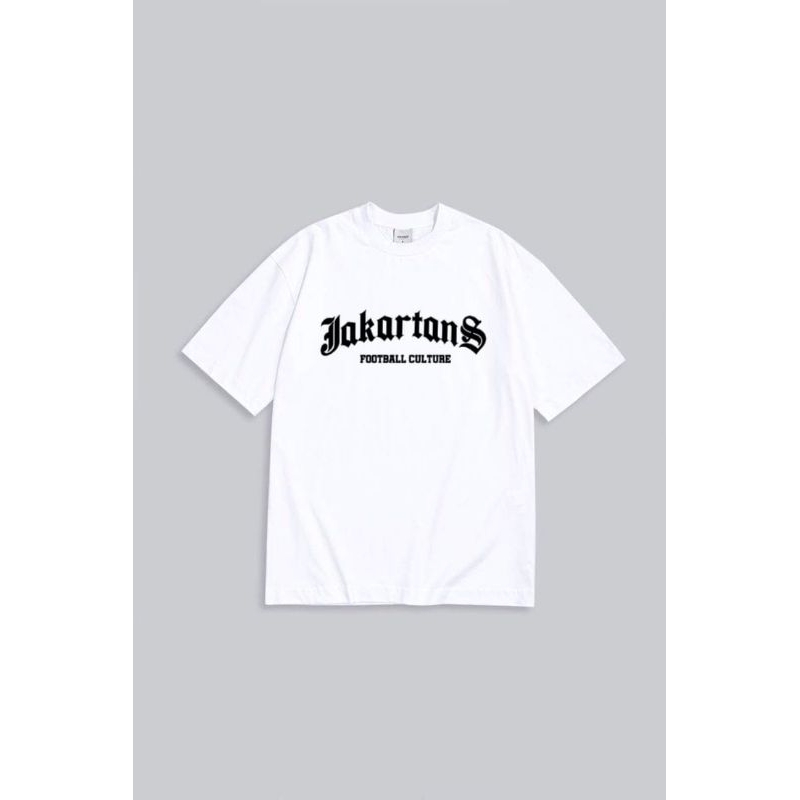 Jakarta Football Culture - Tshirt Casual Jakarta - Tshirt Football White Tee