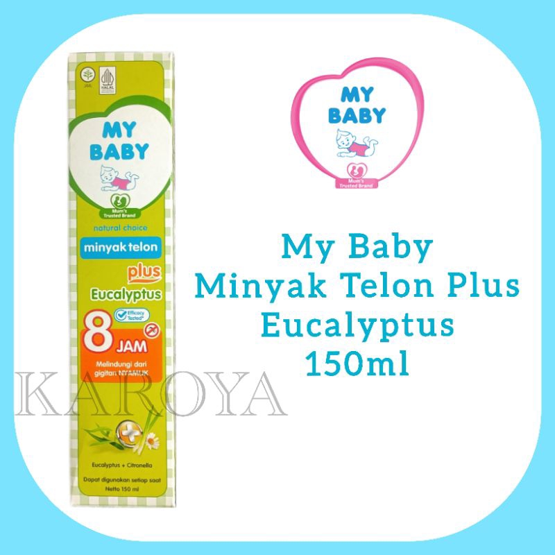 My Baby Minyak Telon Aroma Eucalyptus Hijau 150ml