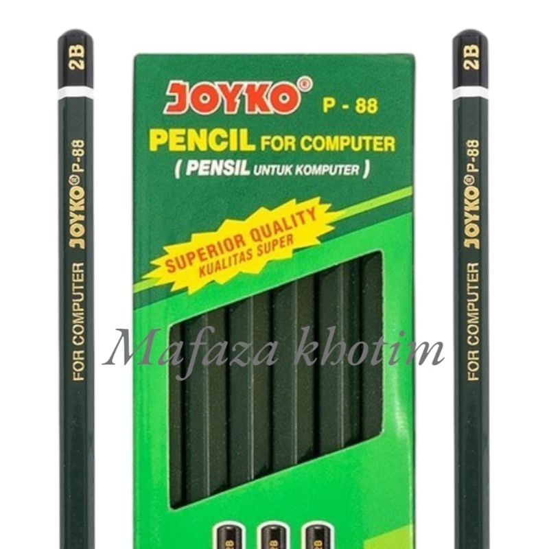 

PENSIL JOYKO 2B 1 PACK ISI 12 PCS \ PENSIL JOYKO 2B P88