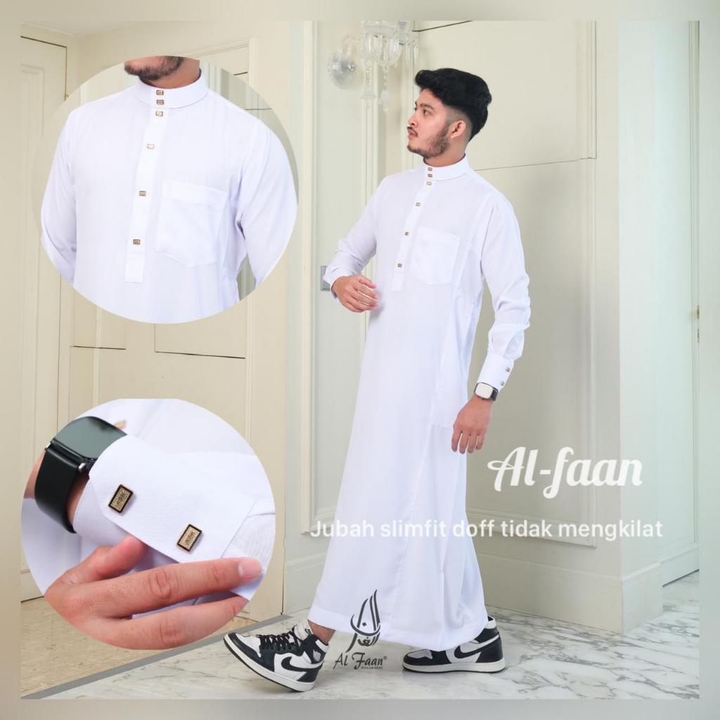 PROMO Jubah Gamis Pria Dewasa Terbaru AL FAAN