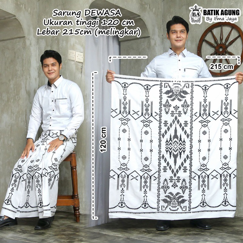 Sarung Batik Pria / Sarung Batik Pekalongan Bahan Rayon Premium / Sarung Batik Goyor Premium Terbaru