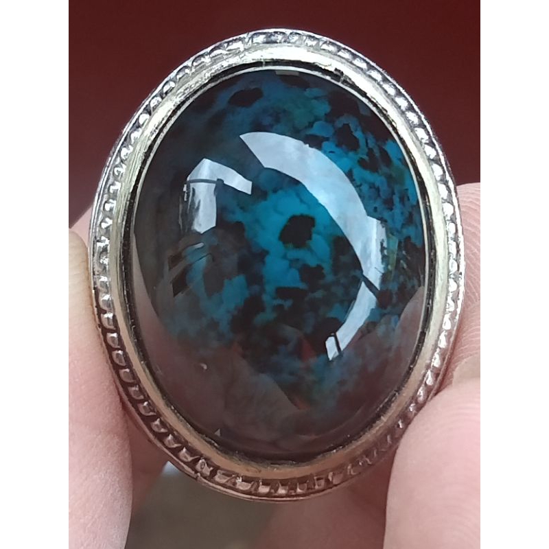 ✅ Natural Bacan Doko Majiko Serat Kura ( Batu Akik asli Ternate - Maluku Utara - bukan fire opal kal