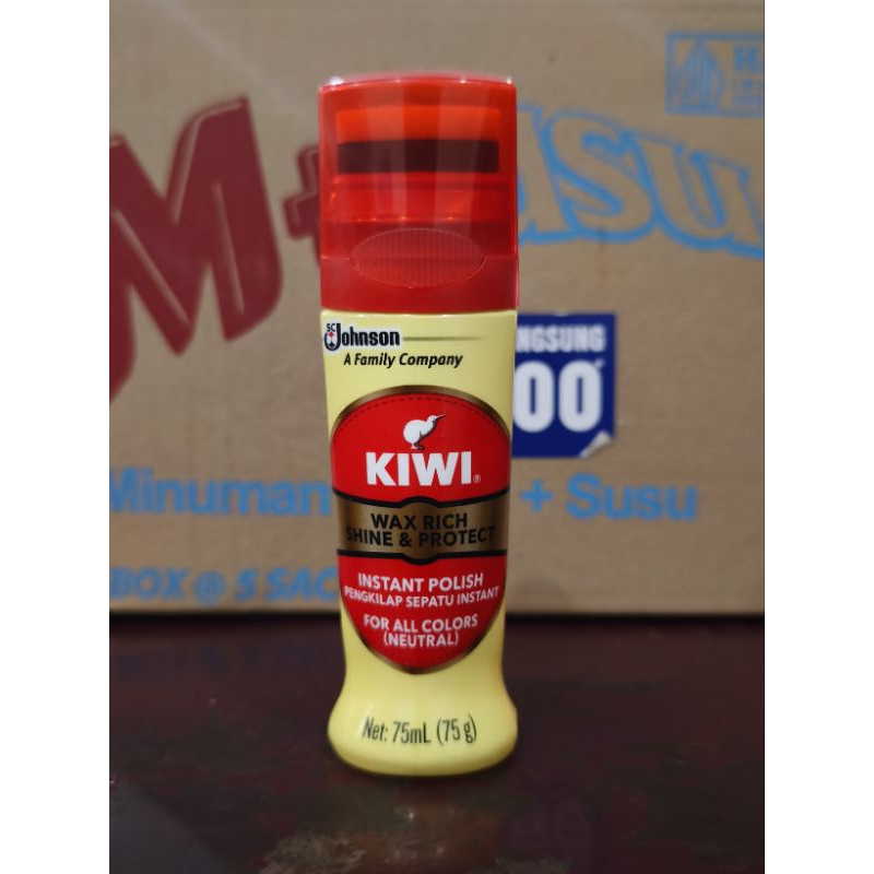 SEMIR SEPATU KIWI CAIR BOTOL POLES NETRAL KIWI INSTANT POLISH NEUTRAL 75ml