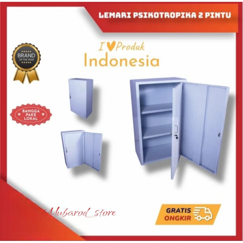 LEMARI PSIKOTROPIKA 2 PINTU BESAR || LEMARI NARKOTIKA 2 PINTU BESAR