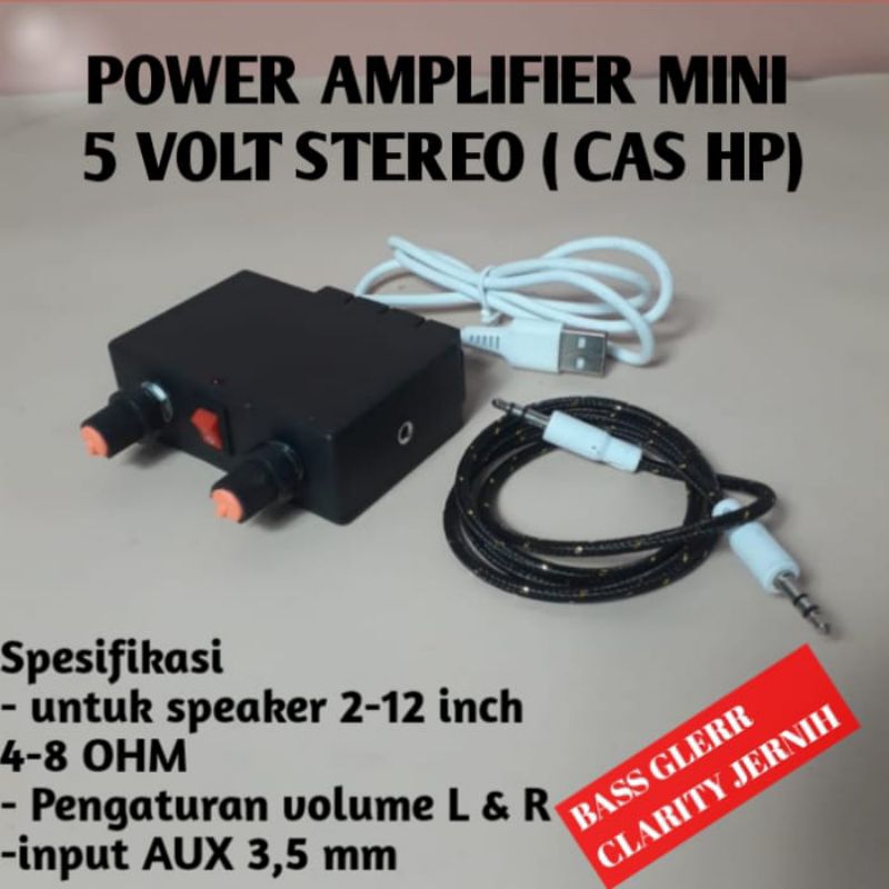 Ampli mini 5 v