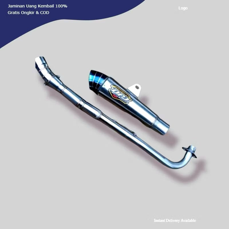 KENALPOT RACING DPJ JIGSAW BLUE NGKER PNP MOTOR JUPITER VEGA GRAND ASTREA SUPRA KAZE SMASH C70 bukan