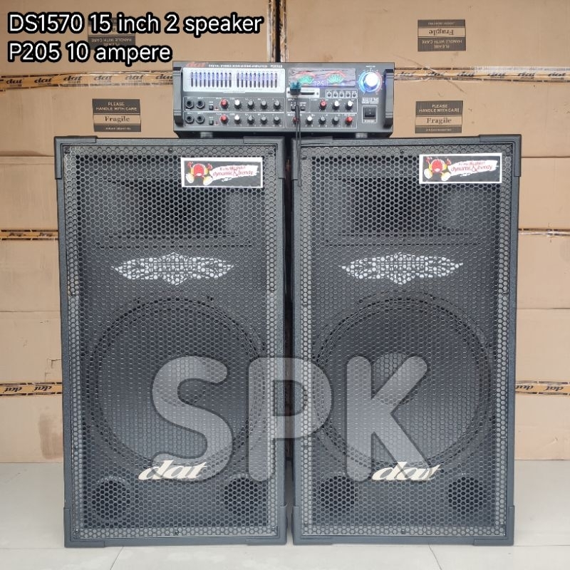 Paket Karaoke Sound System DAT 15 inch DS1570 P205