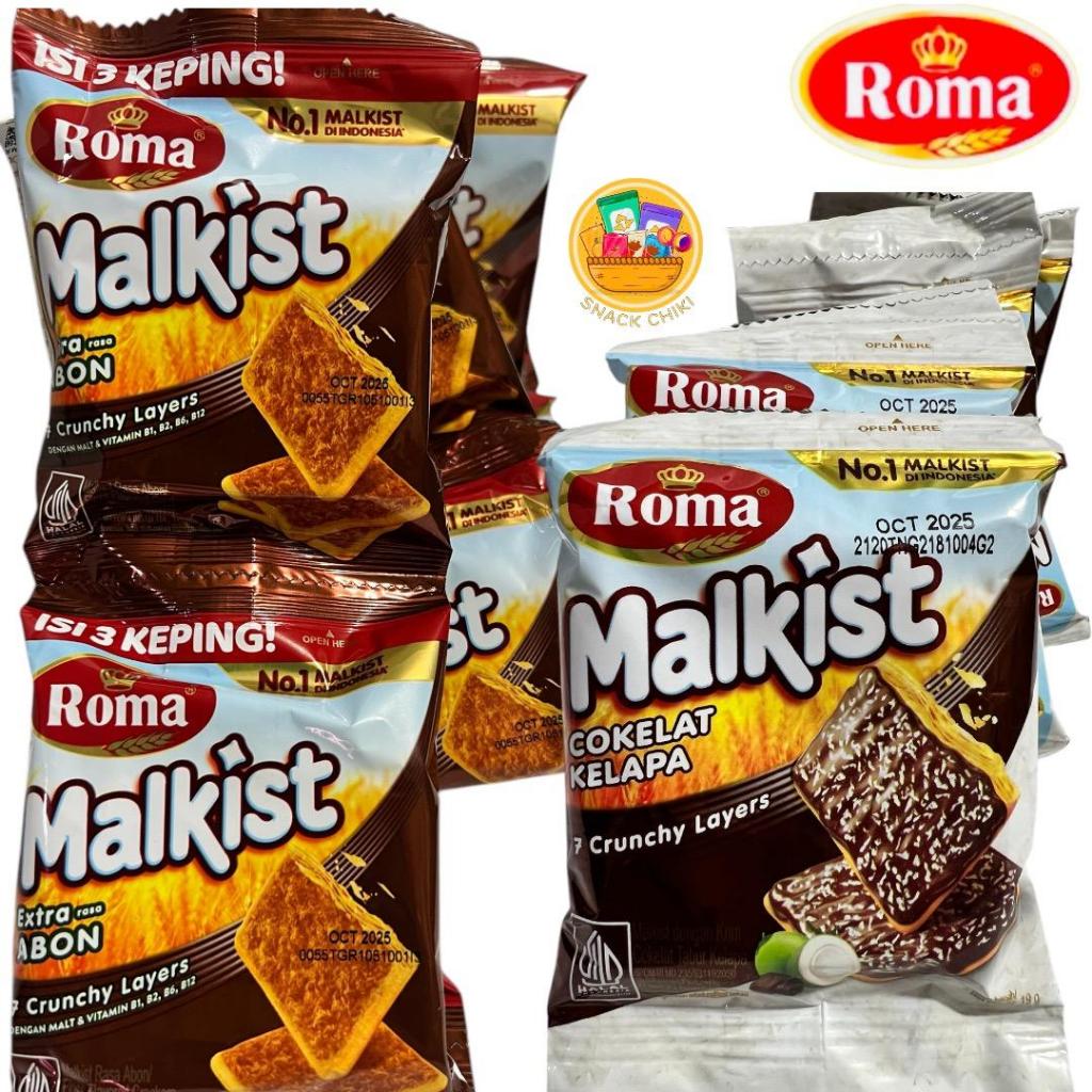 

ROMA MALKIST ABON & COKELAT KELAPA 21gr / Pack isi 10 pcs