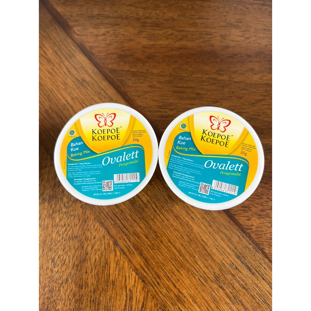 

Ovalett Emulsi Penstabil dan Pelembut Adonan merk Koepoe Koepoe