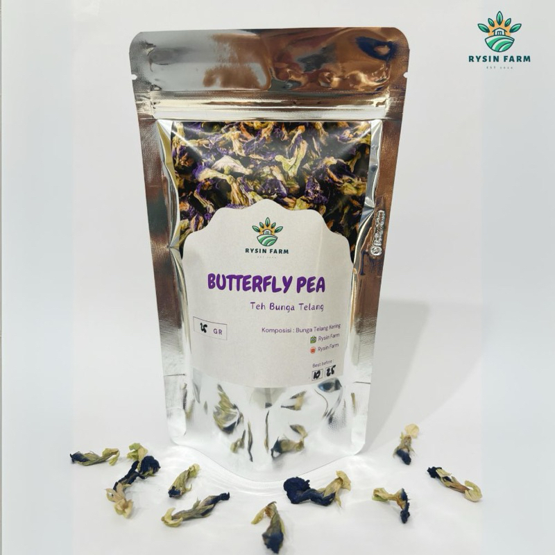 

Bunga Telang Kering - Dried Butterfly Pea - 25gr