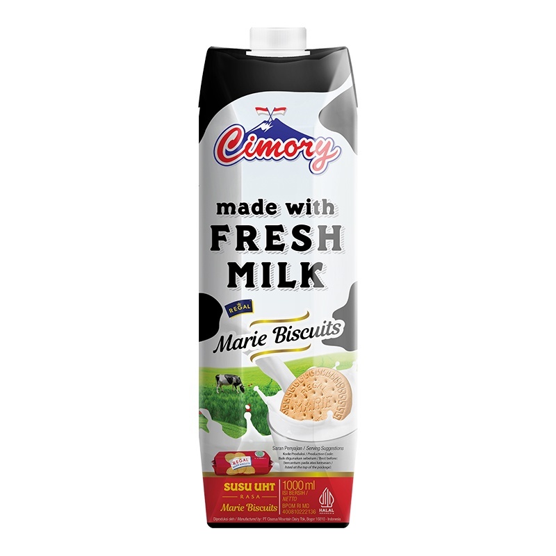 

susu uht cimory marie biscuit 1000 1 liter