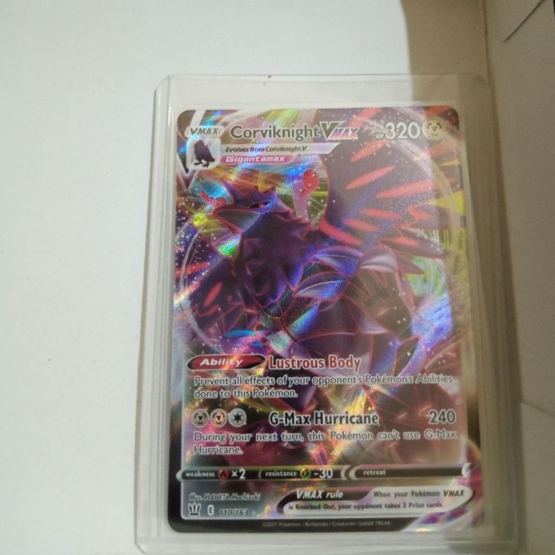 Corviknight VMAX (Full Art) 110/163 Sword & Shield : Battle Styles Pokemon English