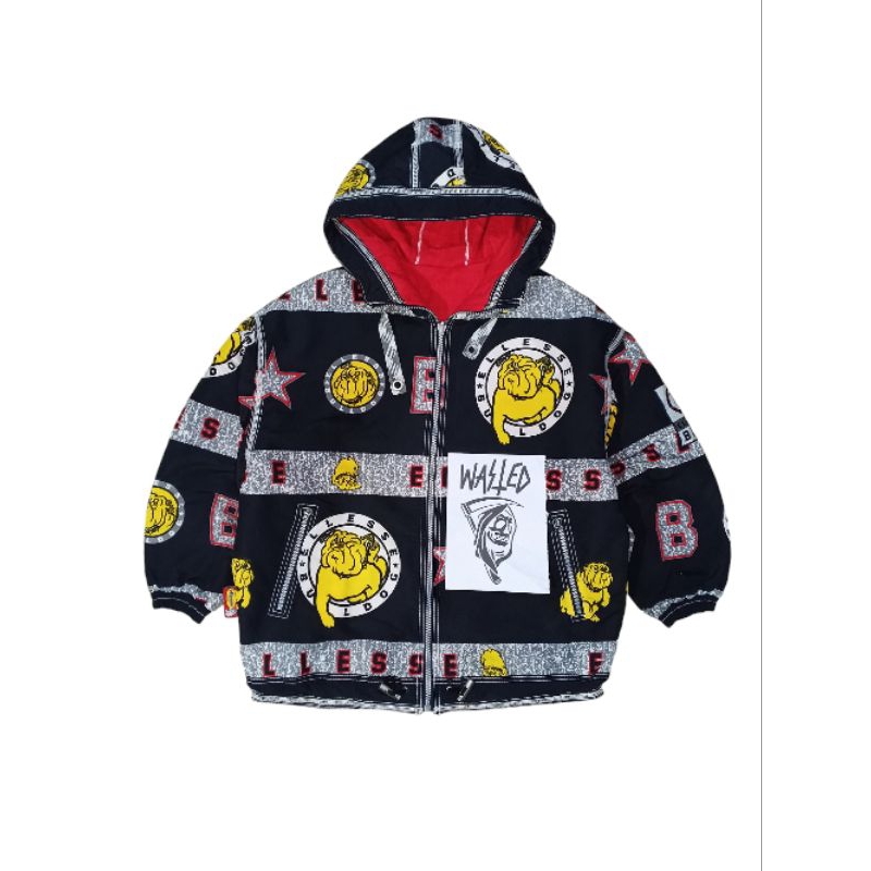 VINTAGE ELLESSE BULLDOG REVERSIBLE JACKET