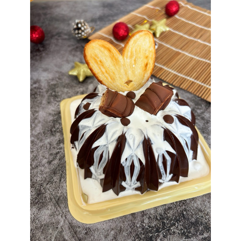 

pudding coklat lava cream