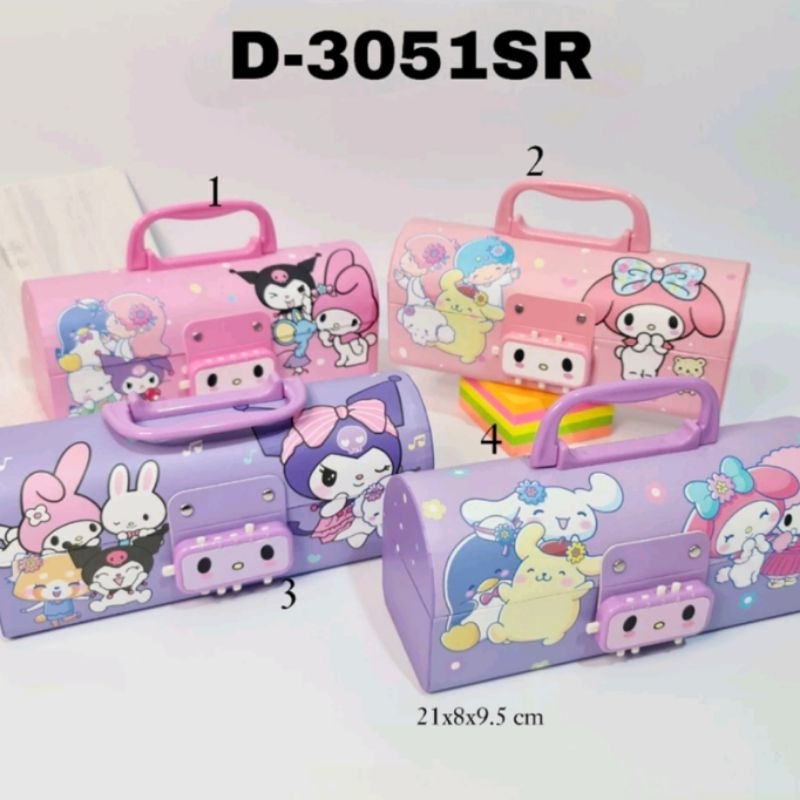 

Tempat pensil kode password 3 tingkat D-3051SR, Kpop / Kotak pensil hard karton tebal 3 tingkat + kode angka / Pencil case kode password karakter, D-3051SR / Tempat pensil 3 susun kode password