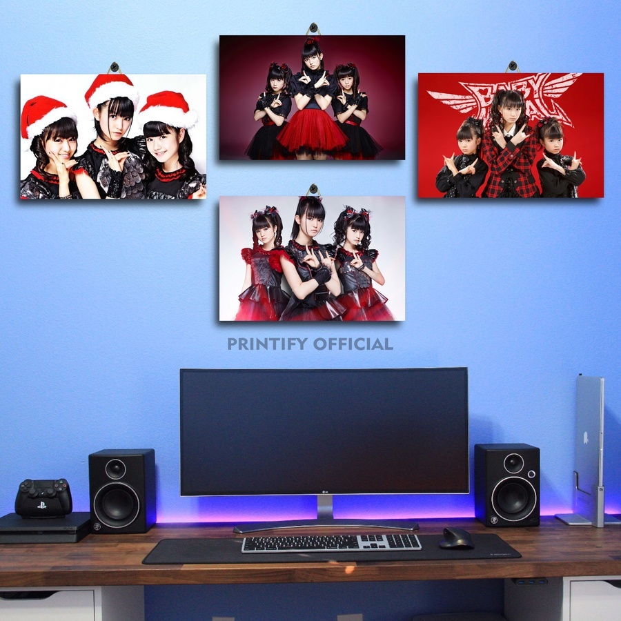 Poster Kamar Babymetal Band | Printify Official| Pajangan Ruangan Band Rock Babymetal |1DH/ITPUN