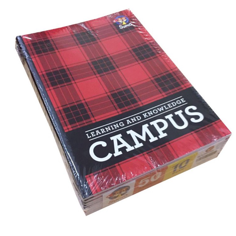 

hm Stok Banyak BUKU CAMPUS SUMA BOXY PANJANG ISI 5 LEMBAR DAPAT 1 BUKU F33