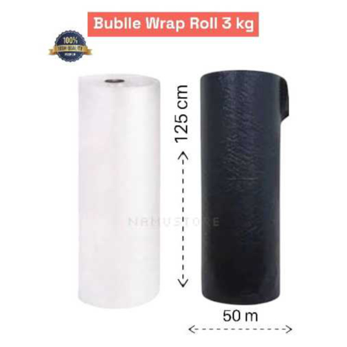 

Bubble Wrap ROLL 125cm x 50m 3 kg dan 2,7 kg Bubblewrap PREMIUM TERMURAH / ROLL