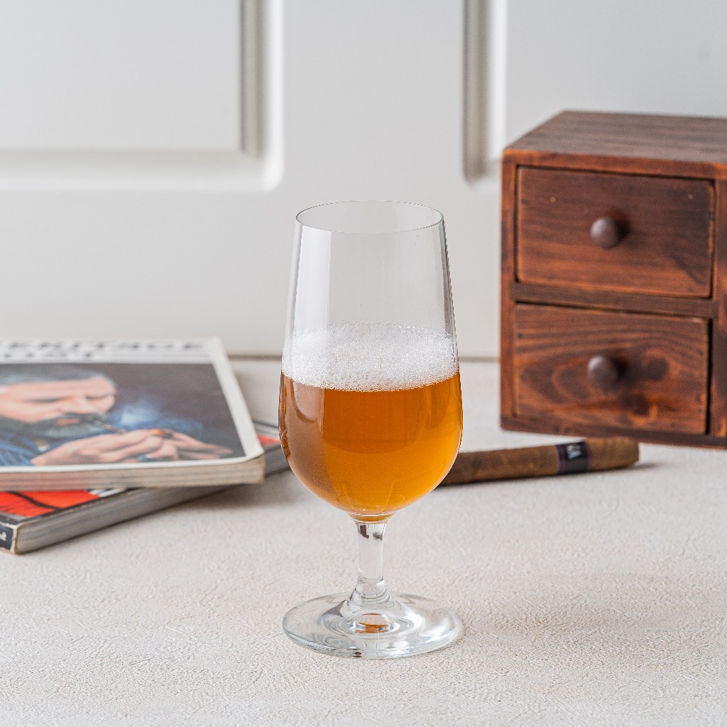 [Edelita] Terakota Crystal Beer Glass 400ml, Gelas Bir, Gelas Beer