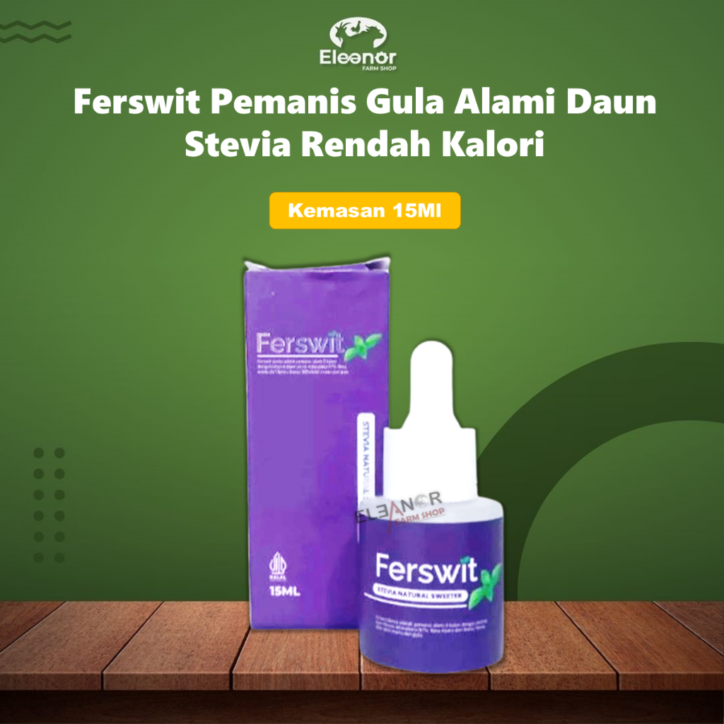

Ferswit Pemanis Gula Alami Daun Stevia Rendah Kalori 15Ml