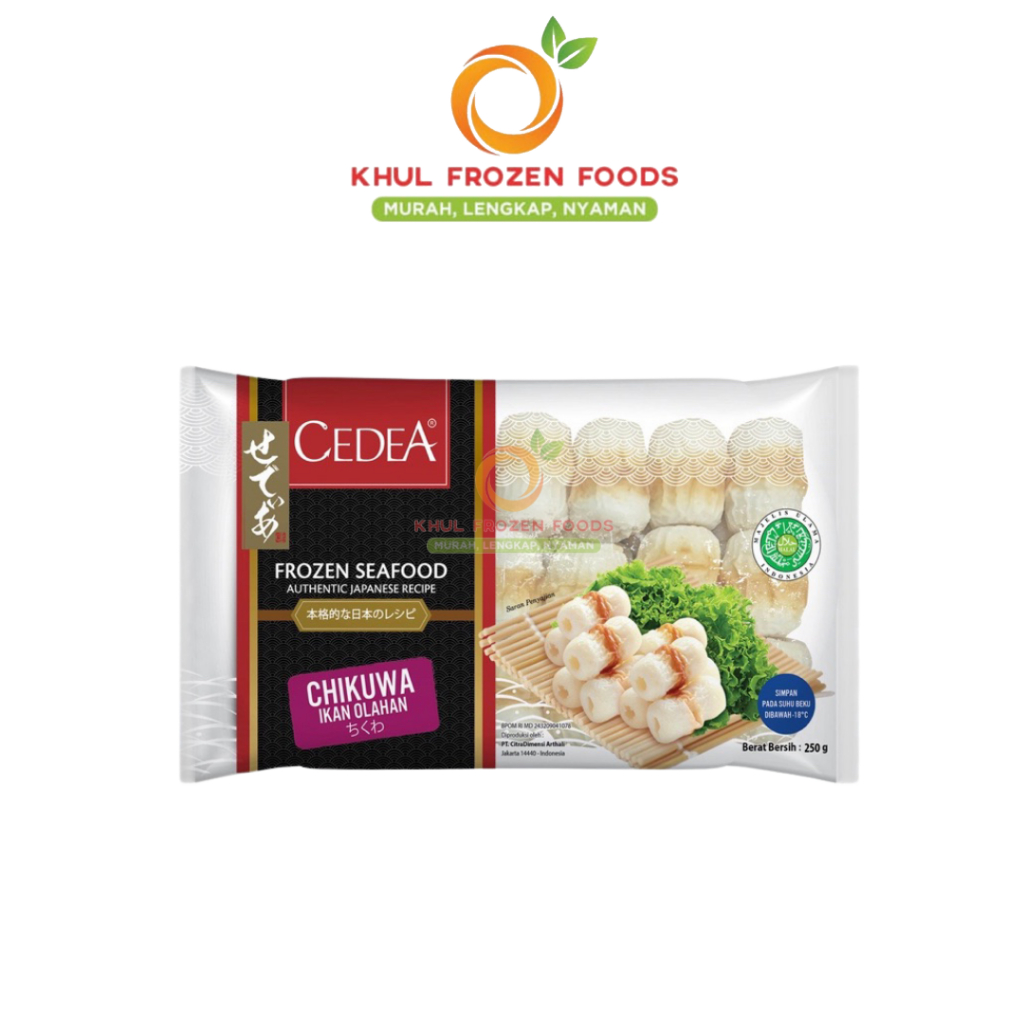 

Cedea Chikuwa Mini 250Gr/ CEDEA/ Olahan ikan/ Suki-suki/ Surimi/ Olahan ikan/ steamboat/ Gorengan