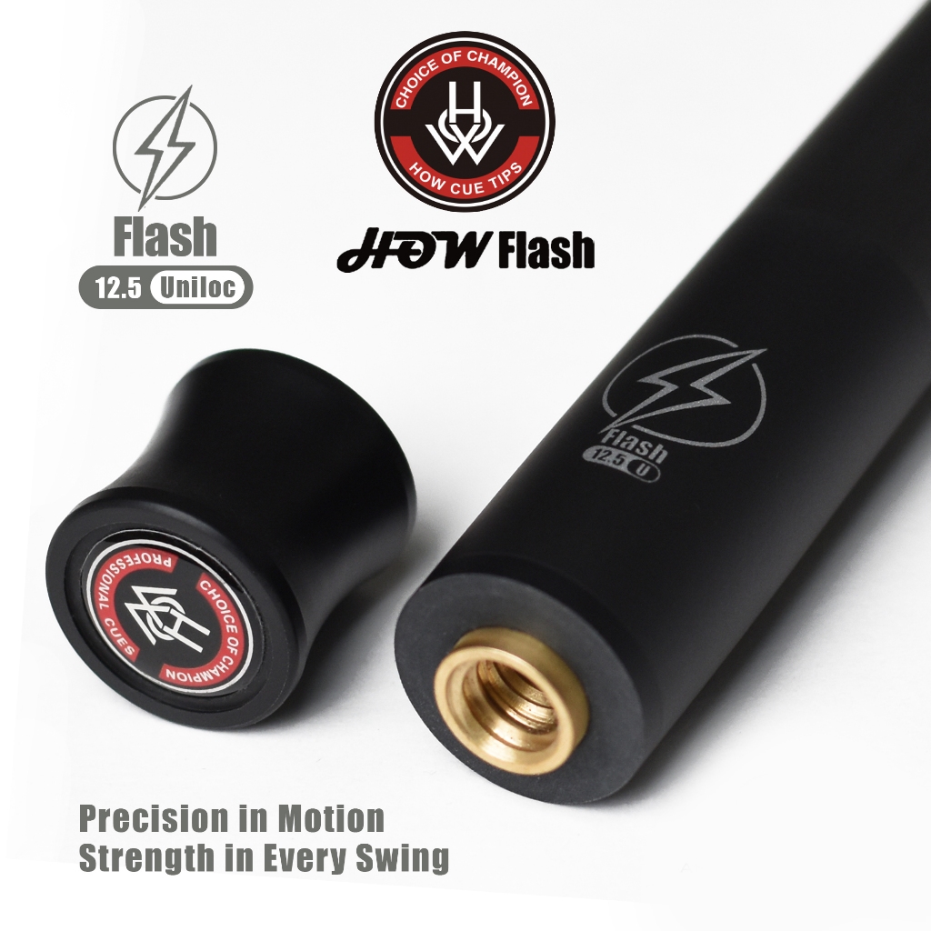 HOW Flash Carbon Fiber Shaft 12.5mm / Shaft Play Billiard / Shaft Carbon