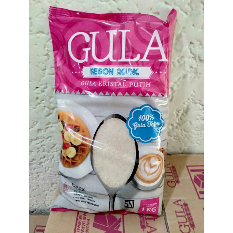 

8kg - GULA PASIR KEMASAN 1KG / GULARE
