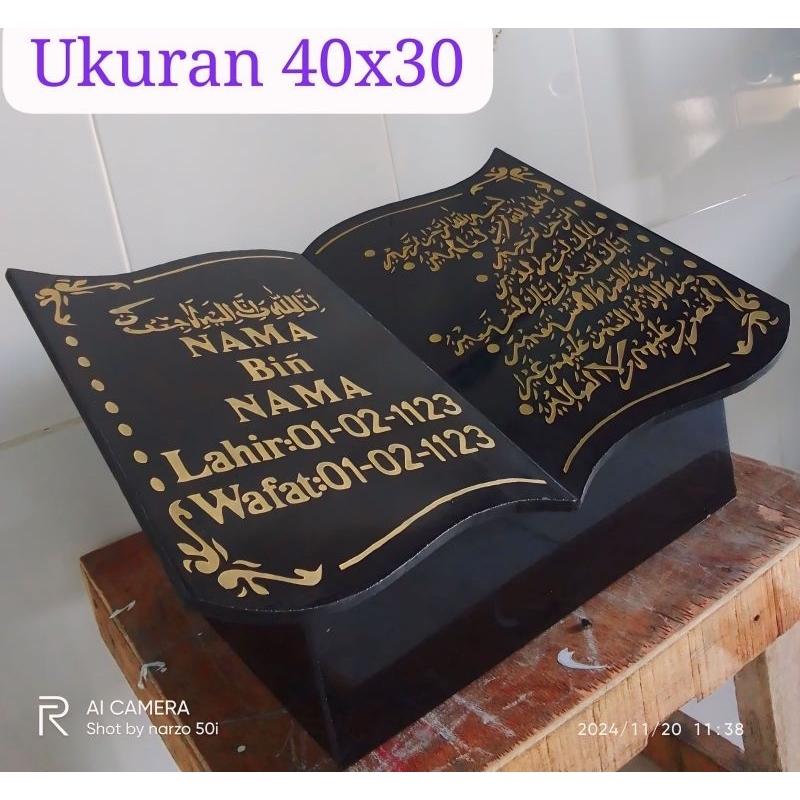 BATU NISAN MURAH|BATU NISAN 40x30|BATU NISAN BERKUALITAS|BATU NISAN BUKU|BATU NISAN GRAFIR|PAPAN NIS