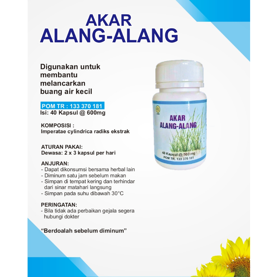 Kapsul Herbal Insani Akar Alang-Alang