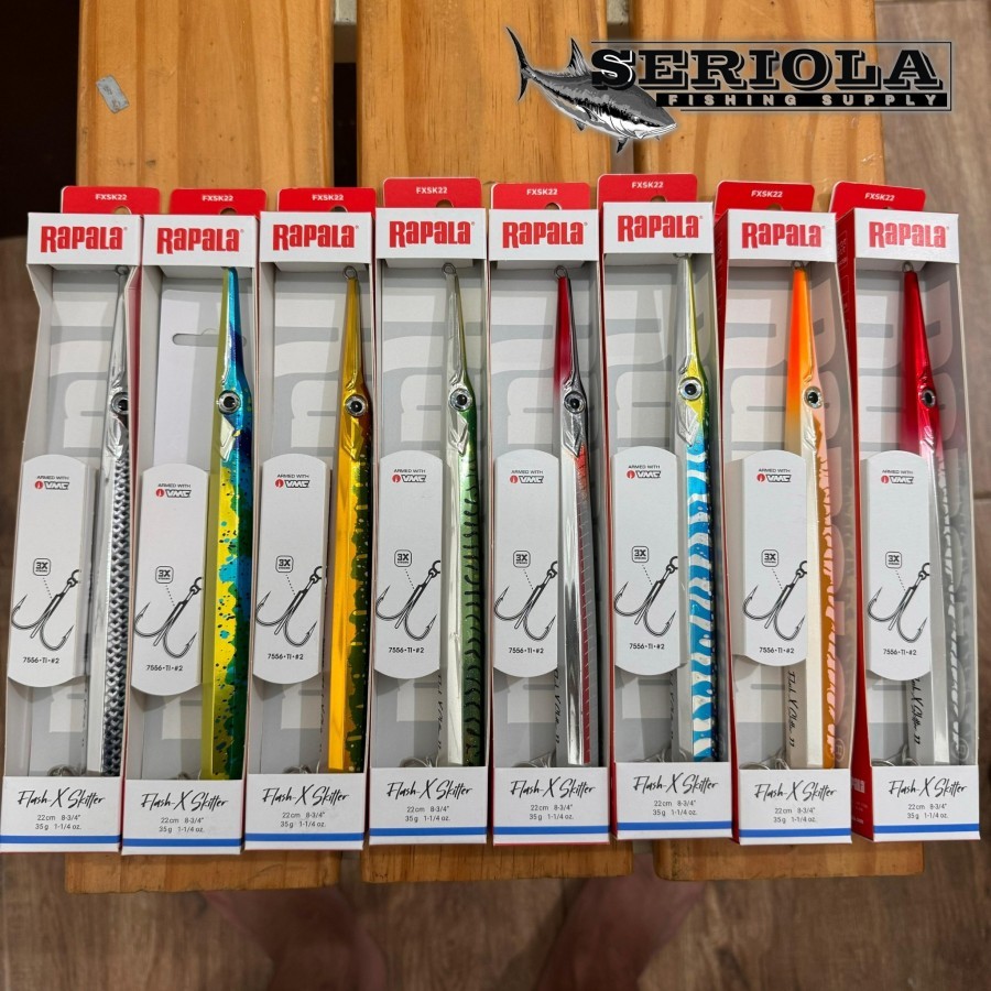 UMPAN LURE RAPALA FLASH X SKITTER MINNOW 22CM 35G