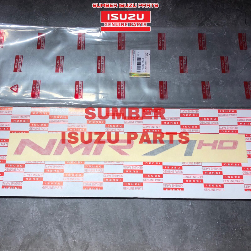 STICKER STIKER SETIKER ISUZU NMR71 NMR71HD NMR 71 HD ORIGINAL