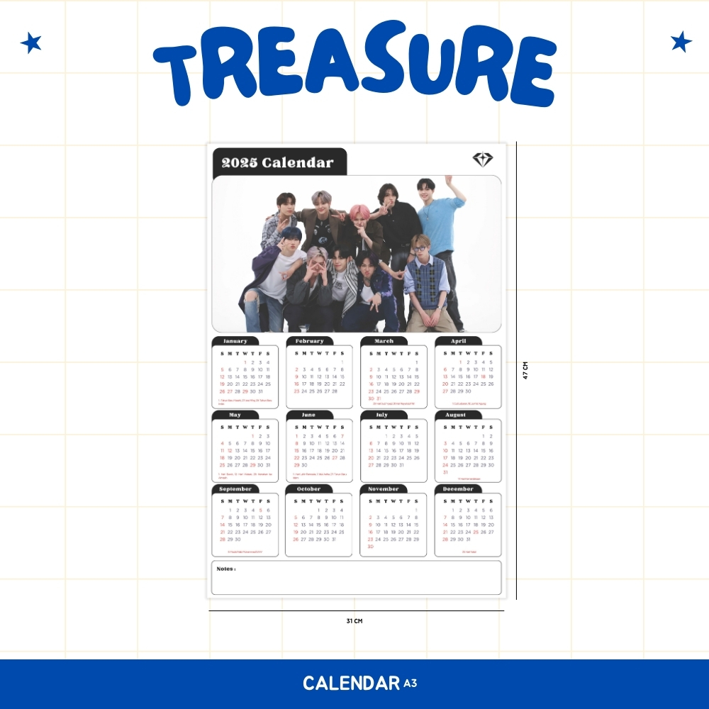 

2025 KALENDER TREASURE KPOP + LAMINASI 2SISI IDOL BIAS KOREA MURAH UNOFFICIAL MAKER HYUNSUK JIHOON YOSHINORI JUNKYU MASHIHO JAEHYUK ASAHI YEDAM DOYOUNG HARUTO JEONGWOO JUNGHWAN READY STOCK !