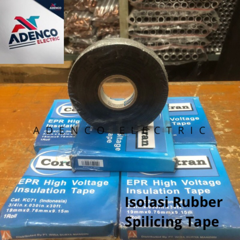 Isolasi Rubbee Coretran KC71/Isolasi Listrik Tahan Air dan Api
