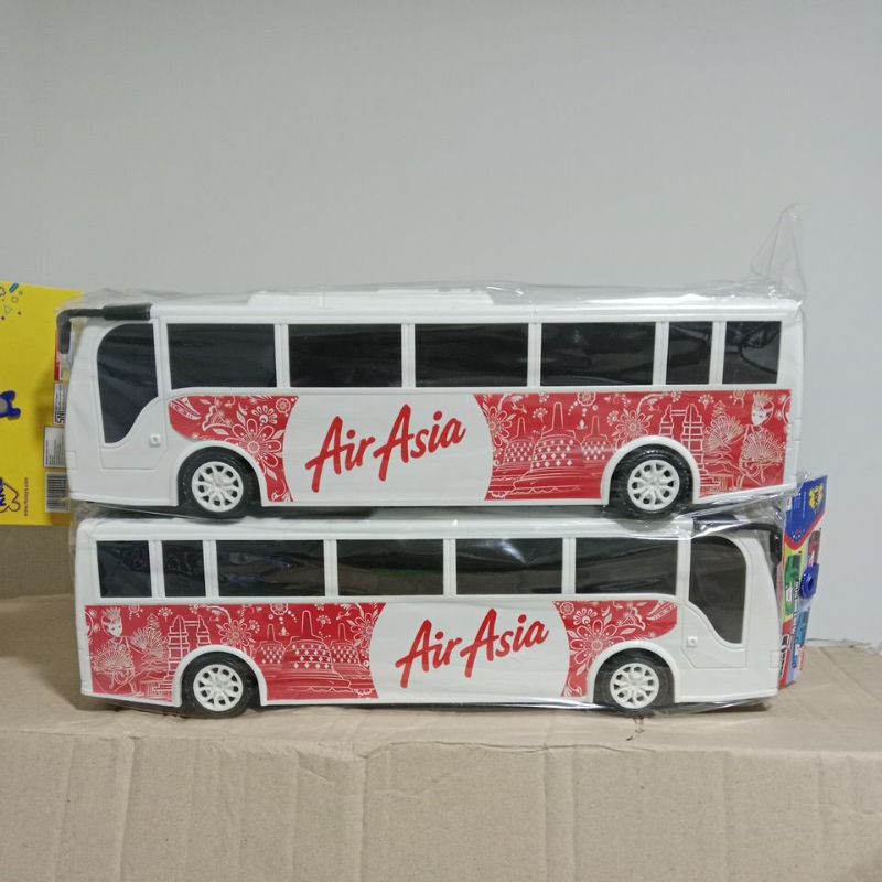 Promo mainan bus air asia putih rkc