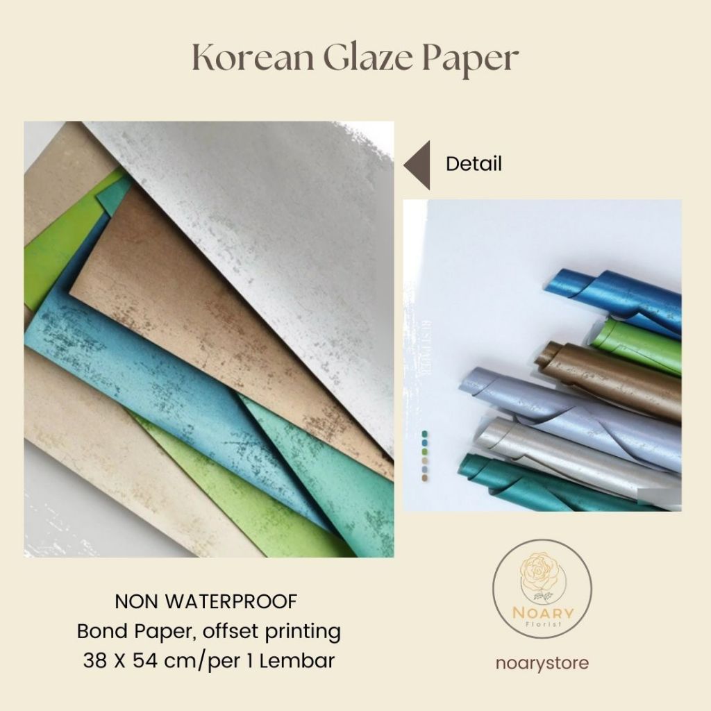 

KOREAN GLAZE PAPER / WRAPPING
