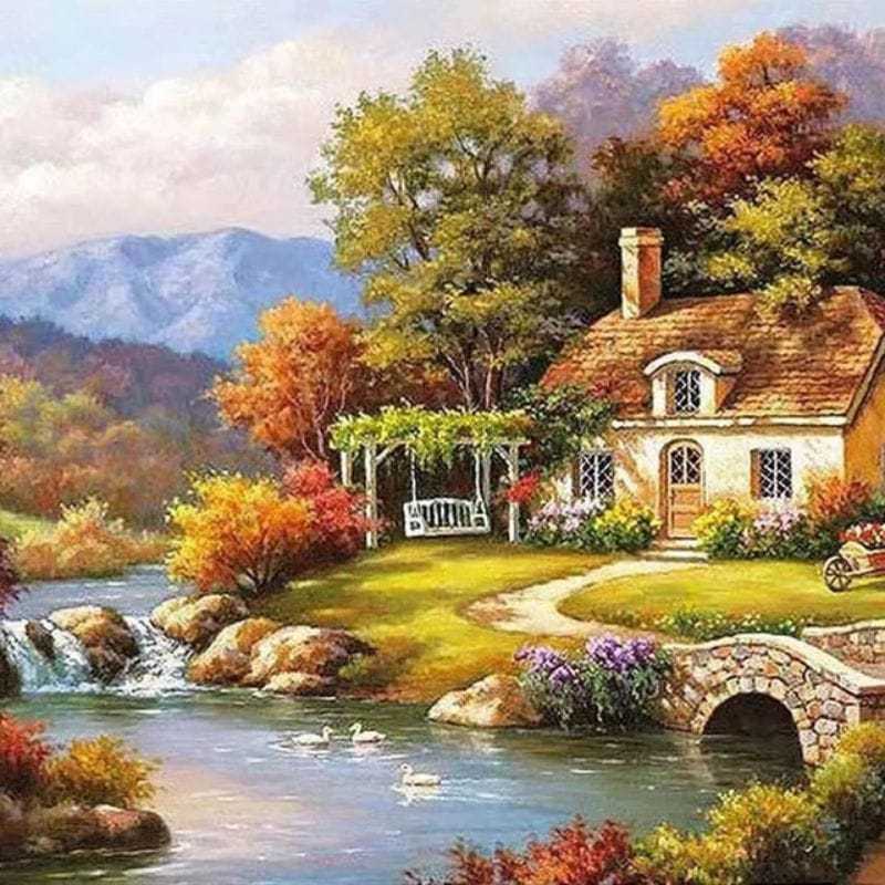 

RB Terbaru 5D Diamond Painting Set DIY 30x40cm Diamond Painting Full Drill