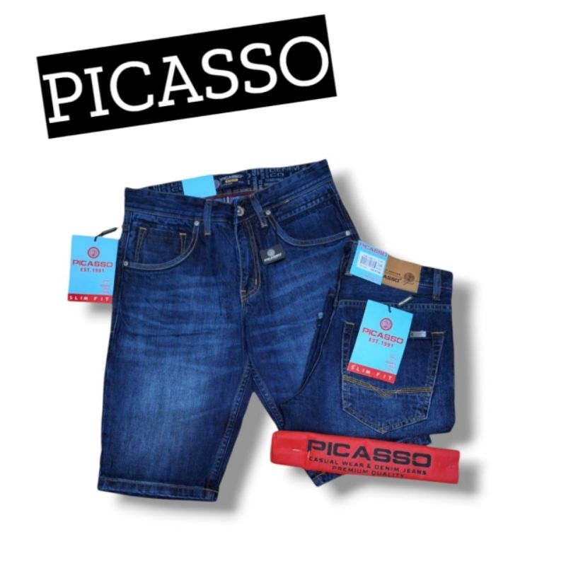 Celana Denim Pendek Picasso ORI
