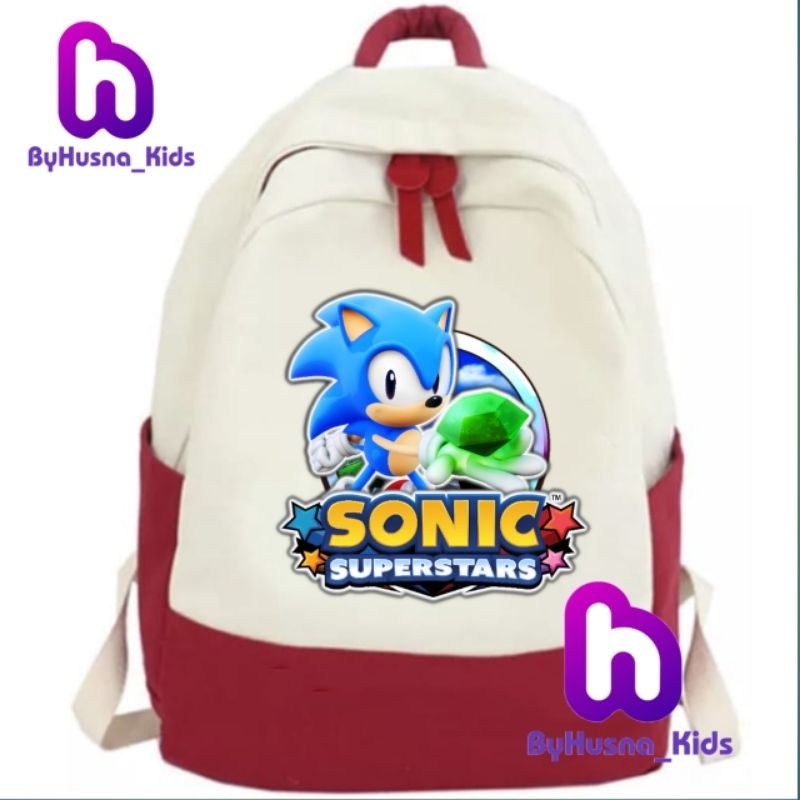 TAS RANSEL ANAK SONIC THE HEDGEHOG SHIN SONIC  TAPES SHADOW TAPES THE HEDGEHOG 3 SONIC ANAK TK/SD