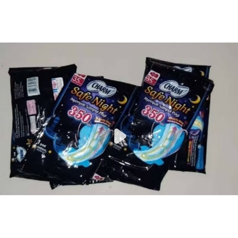 Charm safe night 35cm 2 pad renceng