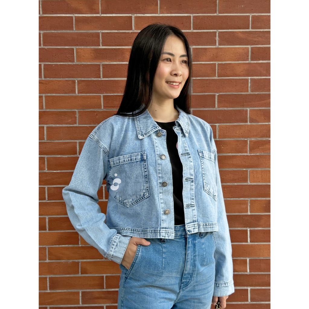 REJECT SALE shenelin jaket jeans wanita REJECT SALE