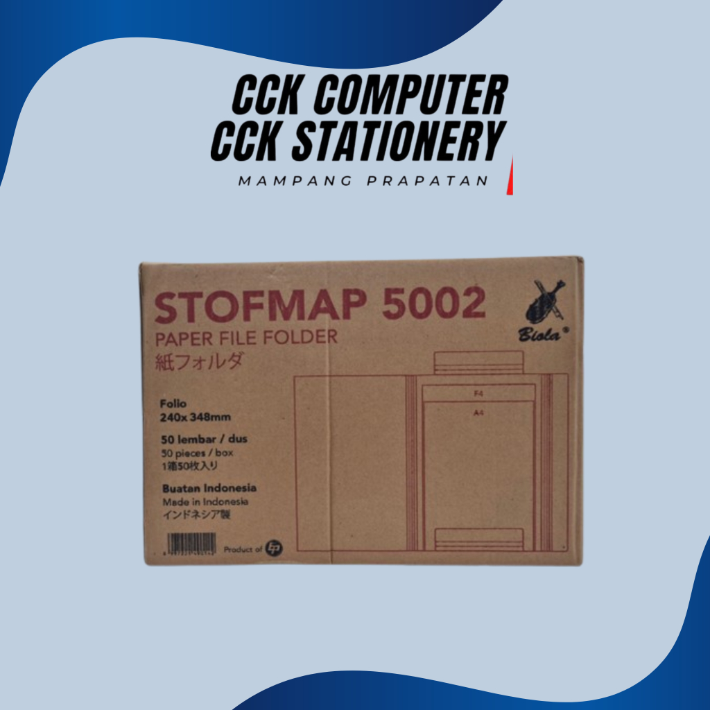 

Stop map / stopmap biola 5002 folio / F4 kertas