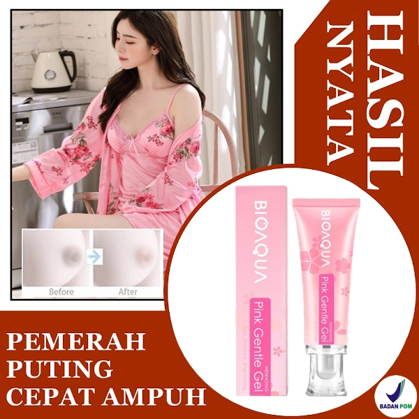 Terbaru nenhong cream pemerah puting hitam terampuh gel pencerah puting pink alami 30 gr Original