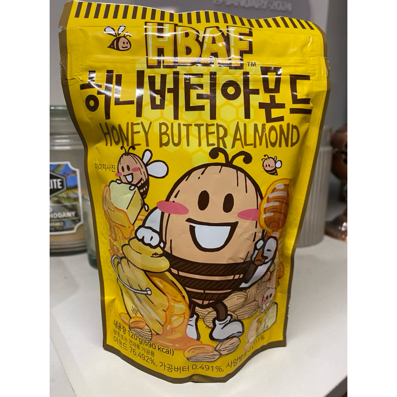 

[READY] HBAF HONEY BUTTER ALMOND CARAMEL SALTED ALMOND PRETZEL ORIGINAL KOREA