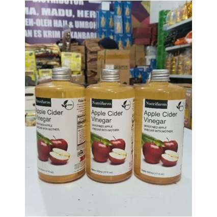 

Bundle cuka apel NUTRIFRAM 500ml x 3 original