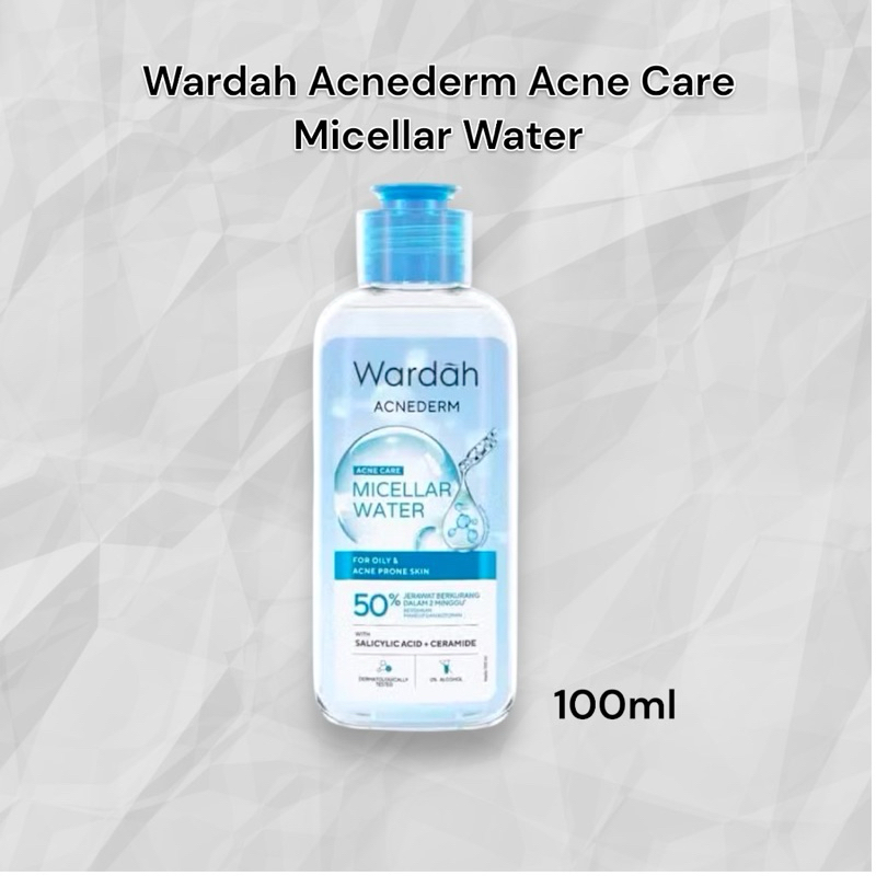 Wardah Acnederm Acne Care Micellar Water 100Ml / Wardah Acnederm Micellar Water 100ml / Wardah Acne 