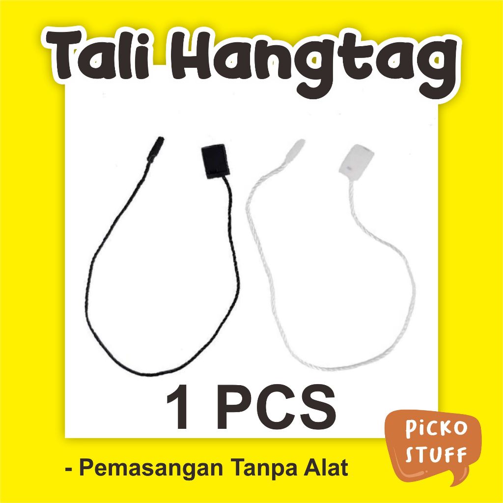 

(1 PCS) Tali Hangtag Kain / Lock Pin / Tali Label Merk