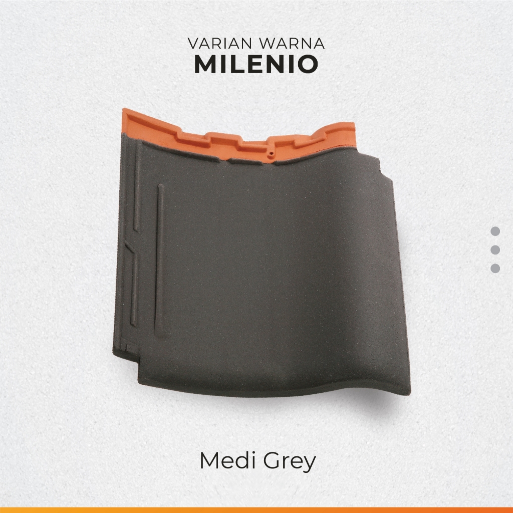 Kanmuri Milenio Medi Grey Genteng Keramik Original