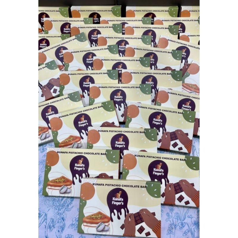 

Kunafa Chocolate Pistachio From Dubai original