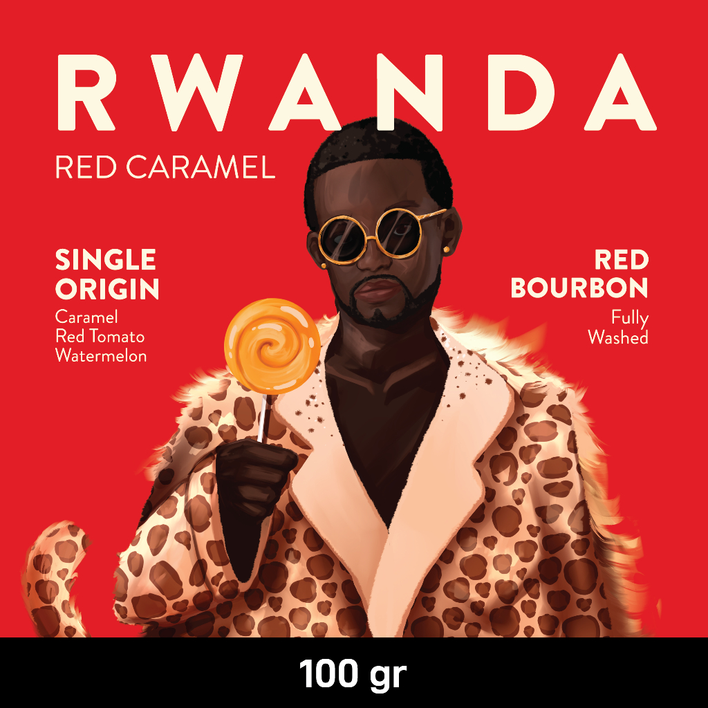 

RWANDA RED CARAMEL Specialty Coffee (100 gram ) by Space Roastery